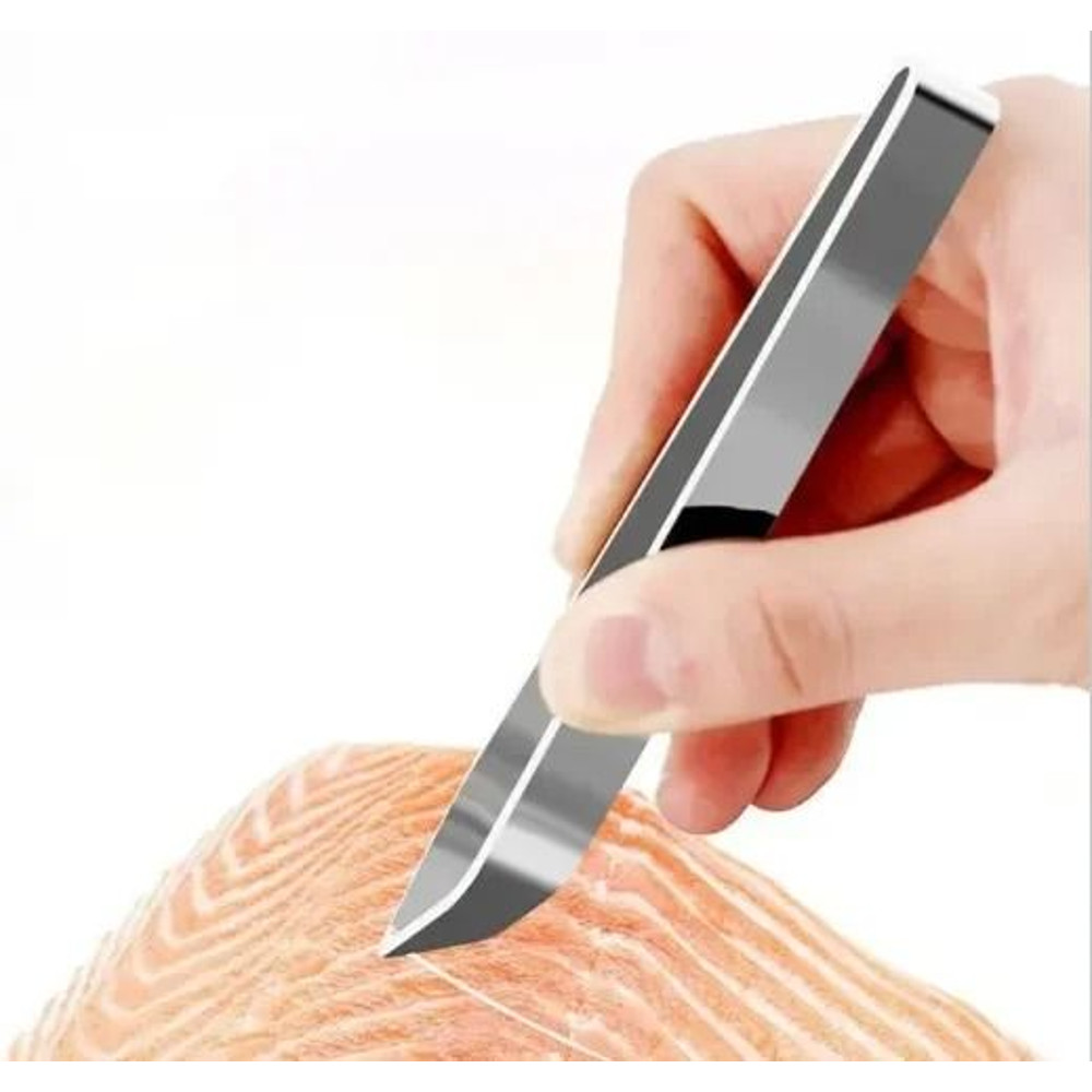 Stainless Steel Fish Bone Tweezers Pincer Puller Remover Tongs Kitchen Gadget 8