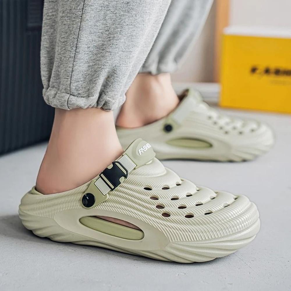 Unisex Summer Slippers Men Clogs Platform Women Beach Sandals Outdoor Casual NonSlip Footwear 4