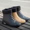 Rain Boots For Men Women Mid Calf Waterproof Winter Lined Outdoor Anti Slip Shoes 0