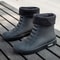 Rain Boots For Men Women Mid Calf Waterproof Winter Lined Outdoor Anti Slip Shoes 13