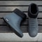 Rain Boots For Men Women Mid Calf Waterproof Winter Lined Outdoor Anti Slip Shoes 5
