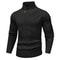 Men Shawl Collar Cable Knit Pullover Sweater Fleece Woolen Solid Color 0