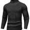 Men Shawl Collar Cable Knit Pullover Sweater Fleece Woolen Solid Color 6