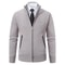 Men Stand Collar Thick Warm Cardigan Sweater Winter Casual Coat 12