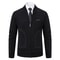 Men Stand Collar Thick Warm Cardigan Sweater Winter Casual Coat 14