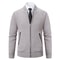 Men Stand Collar Thick Warm Cardigan Sweater Winter Casual Coat 15