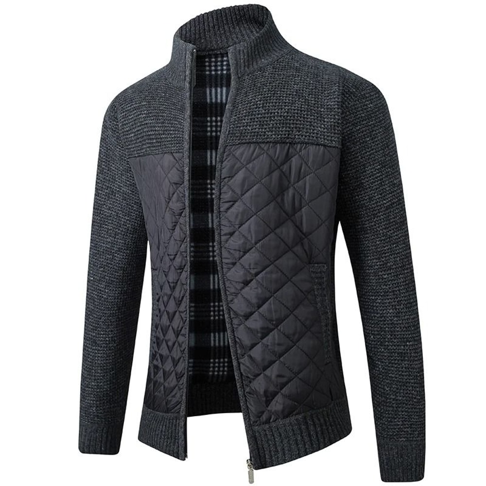 Knitted Cardigan Coat Autumn Winter Korean Slim Fit Trendy Sweater 0