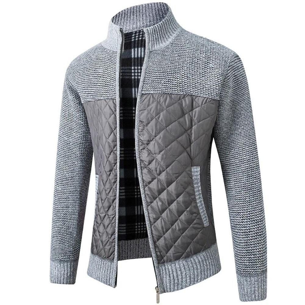 Knitted Cardigan Coat Autumn Winter Korean Slim Fit Trendy Sweater 3