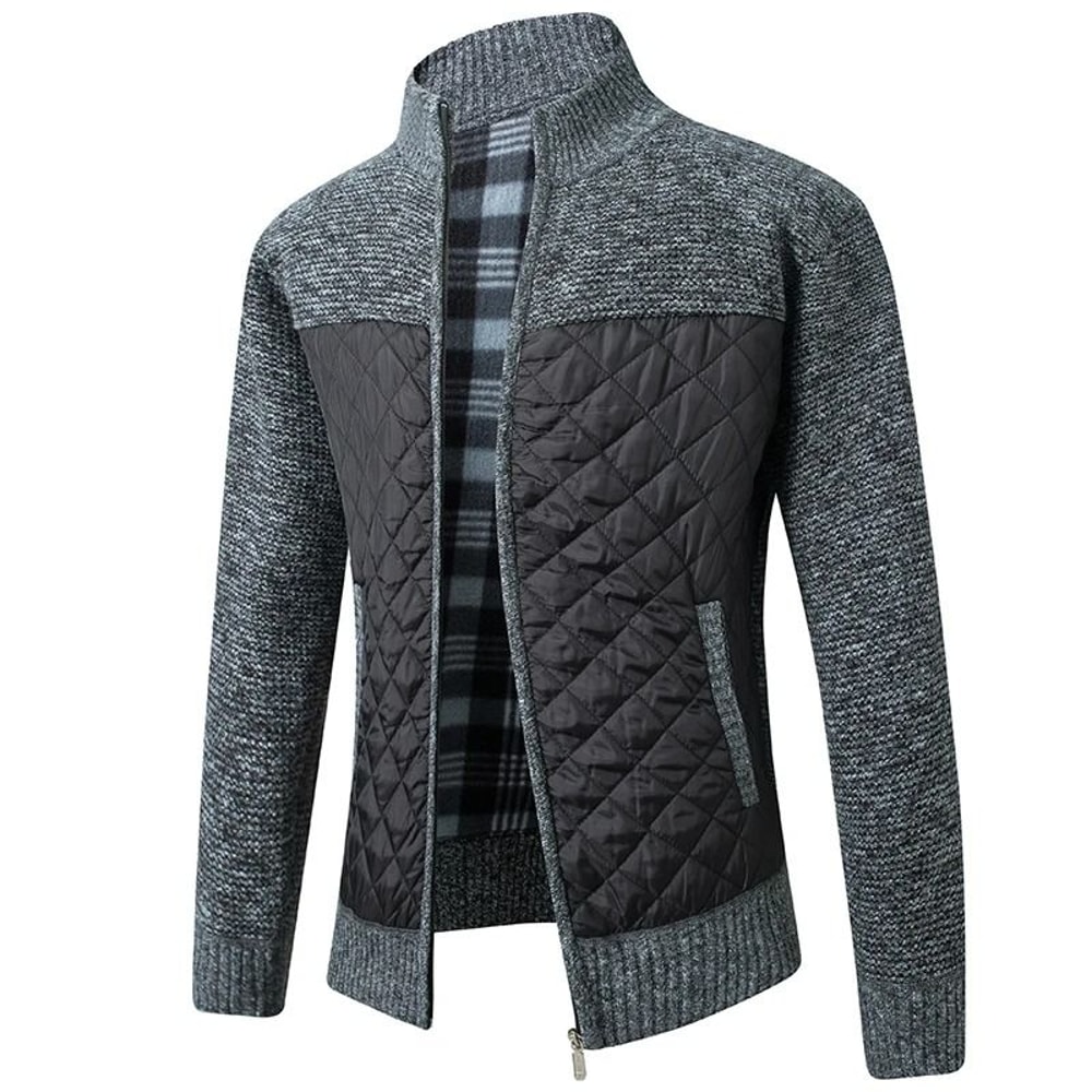 Knitted Cardigan Coat Autumn Winter Korean Slim Fit Trendy Sweater 4