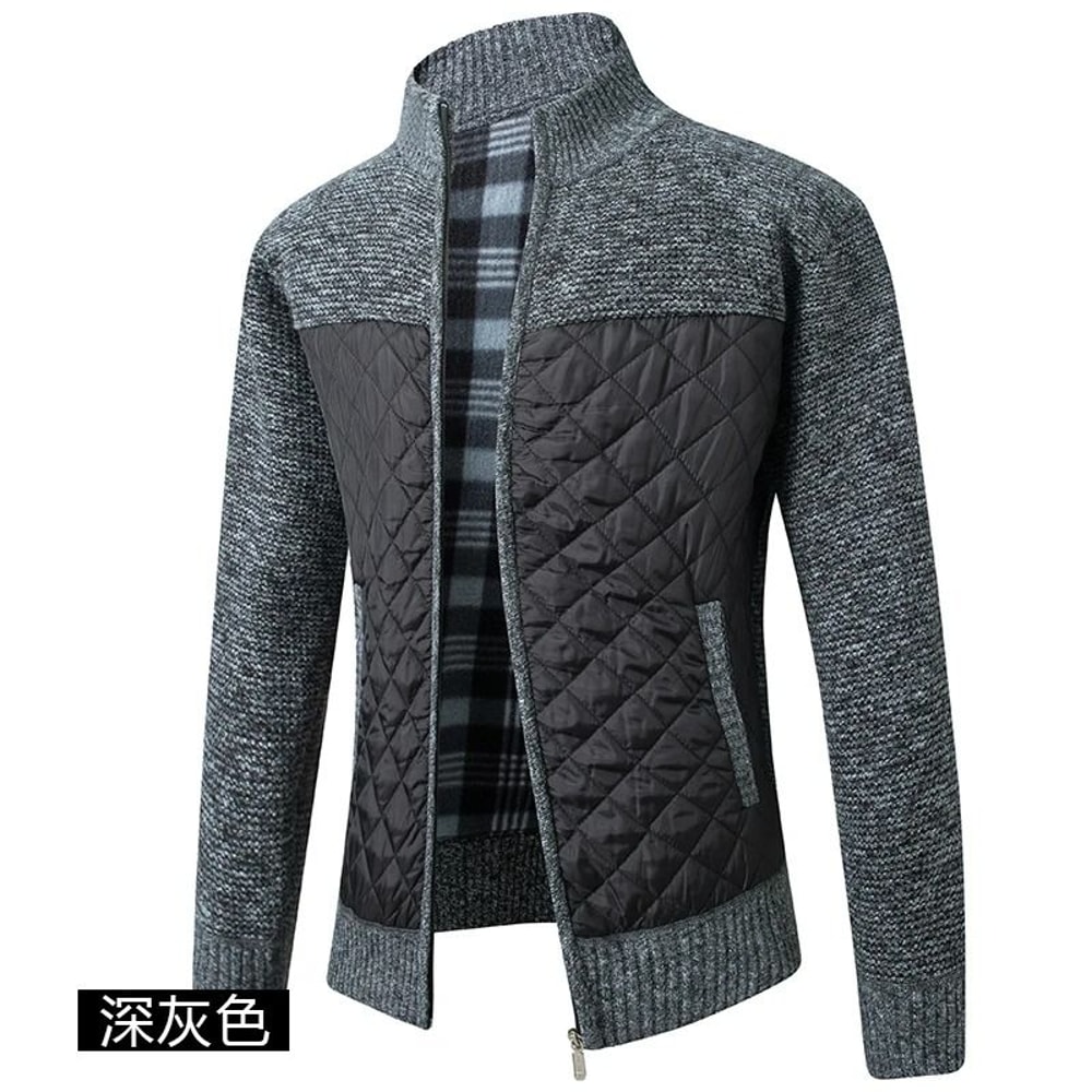 Knitted Cardigan Coat Autumn Winter Korean Slim Fit Trendy Sweater 8