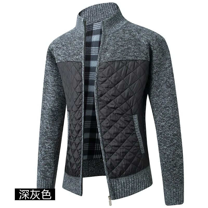 Knitted Cardigan Coat Autumn Winter Korean Slim Fit Trendy Sweater 8