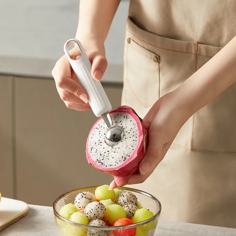 Watermelon Ball Scoop Stainless Steel Fruit Ice Cream Digger Kitchen Tool 1
