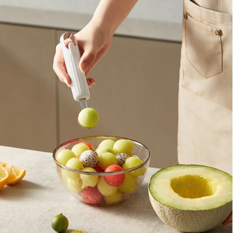 Watermelon Ball Scoop Stainless Steel Fruit Ice Cream Digger Kitchen Tool 2