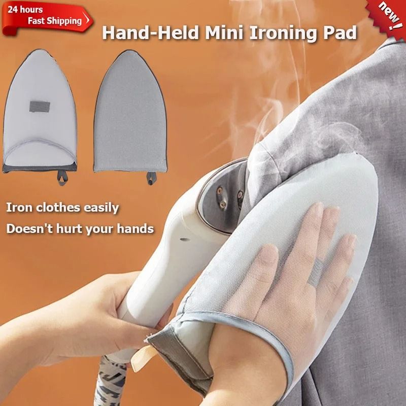 Handheld Ironing Heat Resistant Glove Mini Ironing Mat Iron Protective Pad 0