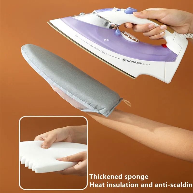 Handheld Ironing Heat Resistant Glove Mini Ironing Mat Iron Protective Pad 4