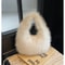 Solid Color Faux Fur Bag For Women Winter Soft Plush Handbag Tote 3
