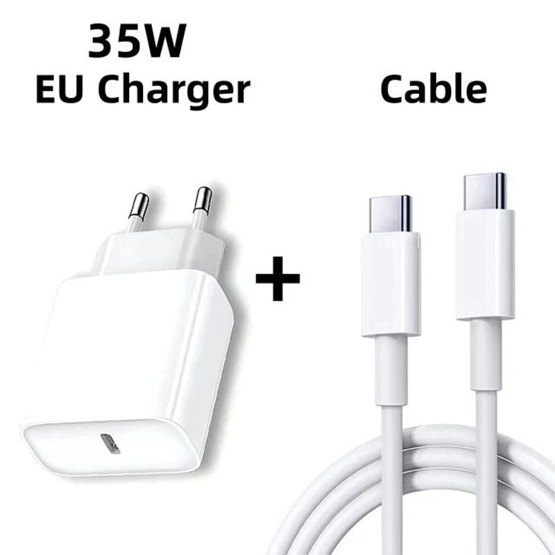 35 W Fast Charger Cable For IPhone 12 13 14 Pro Max XR XS Plus USBC To Lightning 9