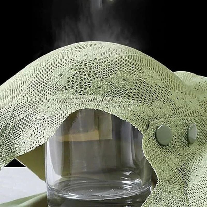 Soft Cup Front Button Bra Breathable Wireless Tank Top Lace Large Size Bra 3