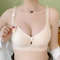 Maternity Nursing Bra Wire Free Front Closure Pregnancy Underwear 9