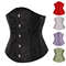 Underbust Corset Floral Push Up Boned Bustier Gothic Corset For Women 0