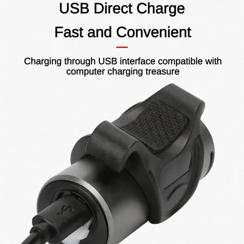 XPG LED Bike Light USB Rechargeable 350 Lumens Front Bicycle Headlight Waterproof Cycling Flashligh 3