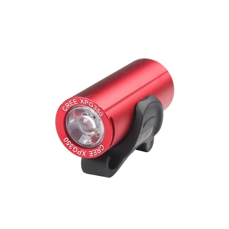 XPG LED Bike Light USB Rechargeable 350 Lumens Front Bicycle Headlight Waterproof Cycling Flashligh 7