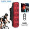 LED Bicycle Tail Light USB TypeC Rechargeable Rear Warning Light For Mountain And Road Bikes 0
