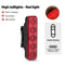 LED Bicycle Tail Light USB TypeC Rechargeable Rear Warning Light For Mountain And Road Bikes 6