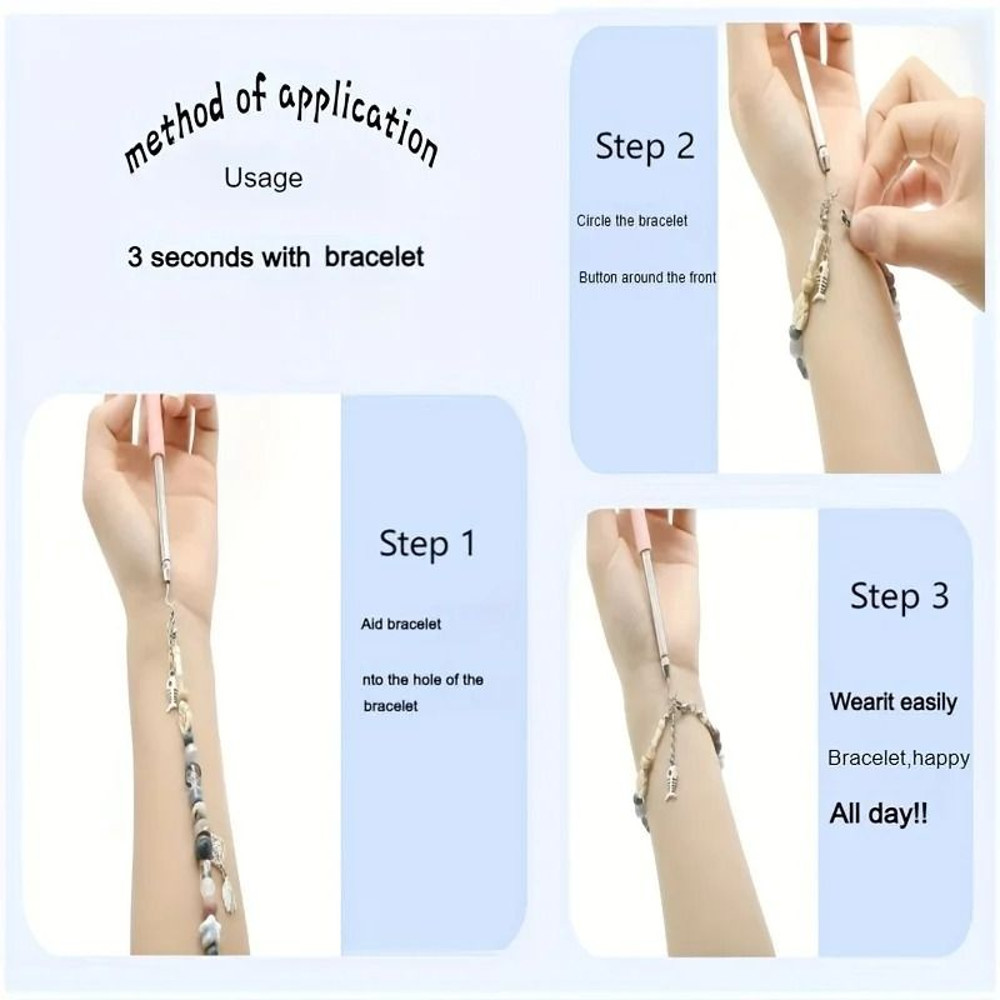 Bracelet Helper Tool Fastening Aid Jewelry Tool For Clasps Zippers Ties 5