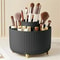 360 Degree Rotating Makeup Organizer Plastic Cosmetic Storage 5 Compartment Multi Functional Holder 6