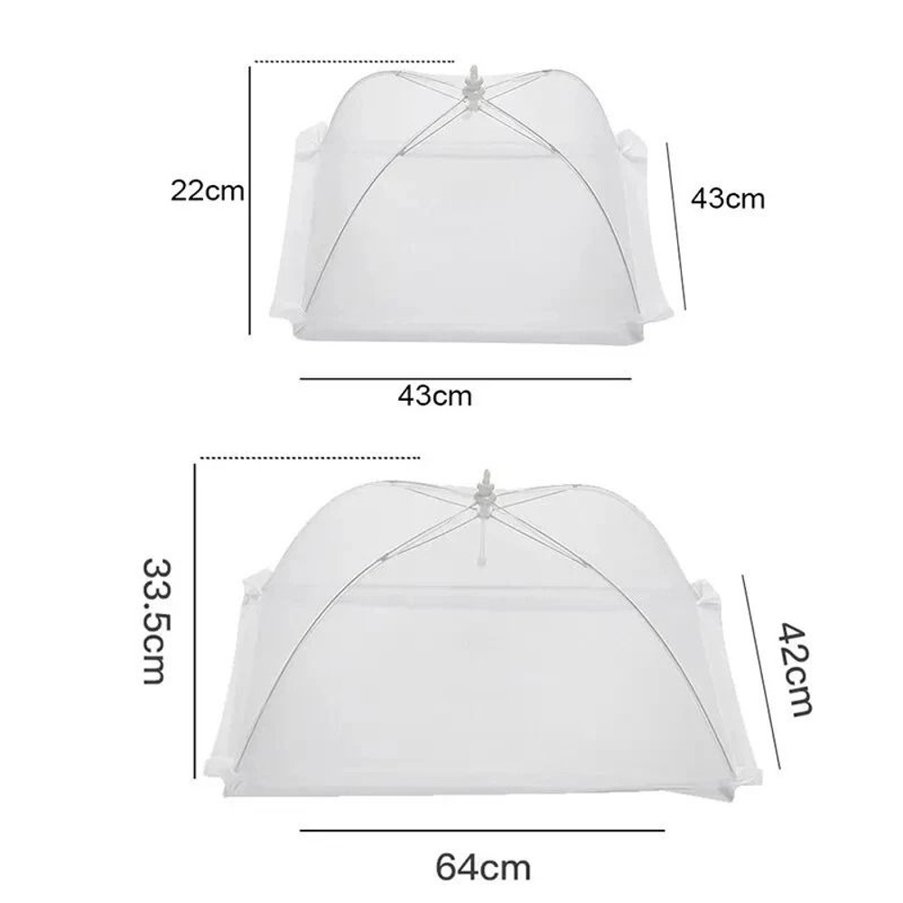 Mesh Food Cover Folding Washable Insect Proof Dish Net Protection For Home Kitchen 5