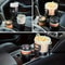 Car Cup Holder Expander Adjustable Dual Cup Holder With Phone Holder Organizer 2