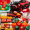 Kids Cooking Kitchen Play Set With Fruit Cutting Utensils And Pretend Play Accessories 8