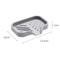 Silicone Sink Tray With Drain Non Slip Soap Sponge Organizer For Kitchen Bathroom 6