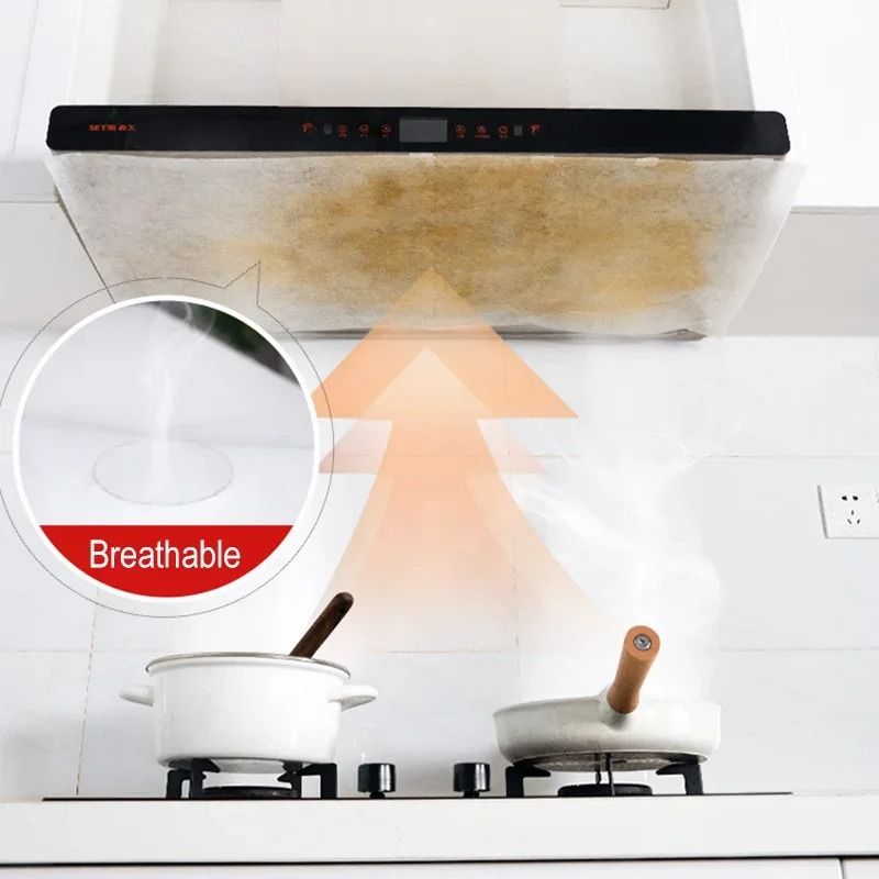 Disposable Hood Oil Filter Paper Non Woven Cooker Hood Extractor Fan Grease Filter Roll 0