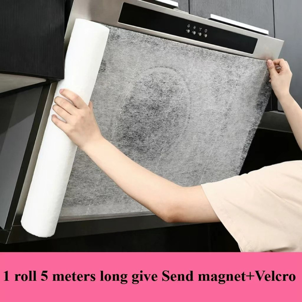 Disposable Hood Oil Filter Paper Non Woven Cooker Hood Extractor Fan Grease Filter Roll 8