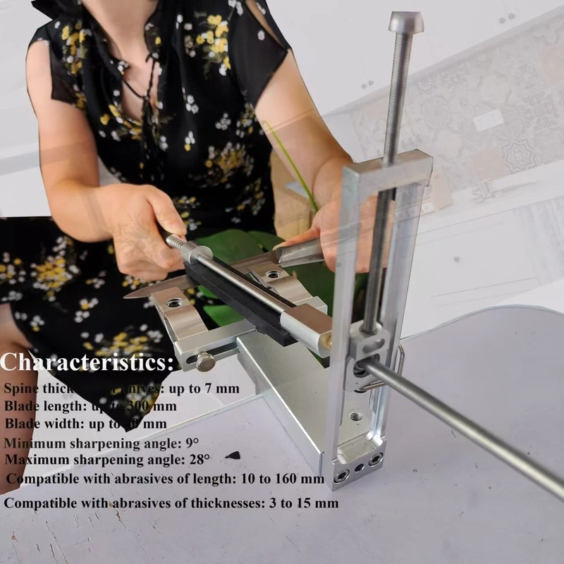 Professional Fixed Angle Knife Sharpener System With Diamond Stones Set 1