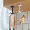 Kitchen Organizer Swivel Hooks Hole Free Multifunctional Rotatable Hooks 2