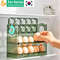 Kitchen Large Capacity Egg Fridge Storage Box Portable Multi Layer Egg Tray Organizer 0