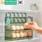 Kitchen Large Capacity Egg Fridge Storage Box Portable Multi Layer Egg Tray Organizer 0