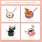 Kids Kitchen Toy Set 28 PCS Play Kitchen Accessories Cooking Pretend Food Hot Play Pots 5