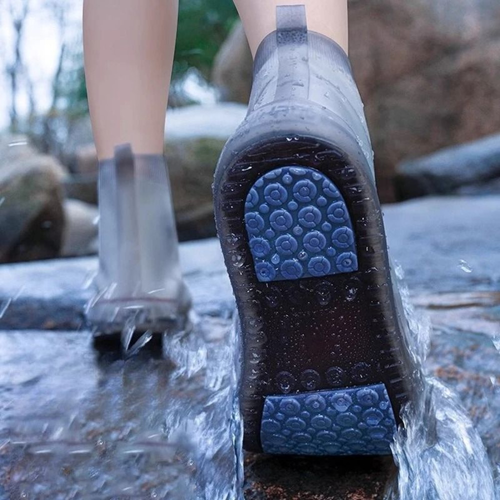 Waterproof Silicone Shoe Covers Non Slip Rain Boot Protector 0