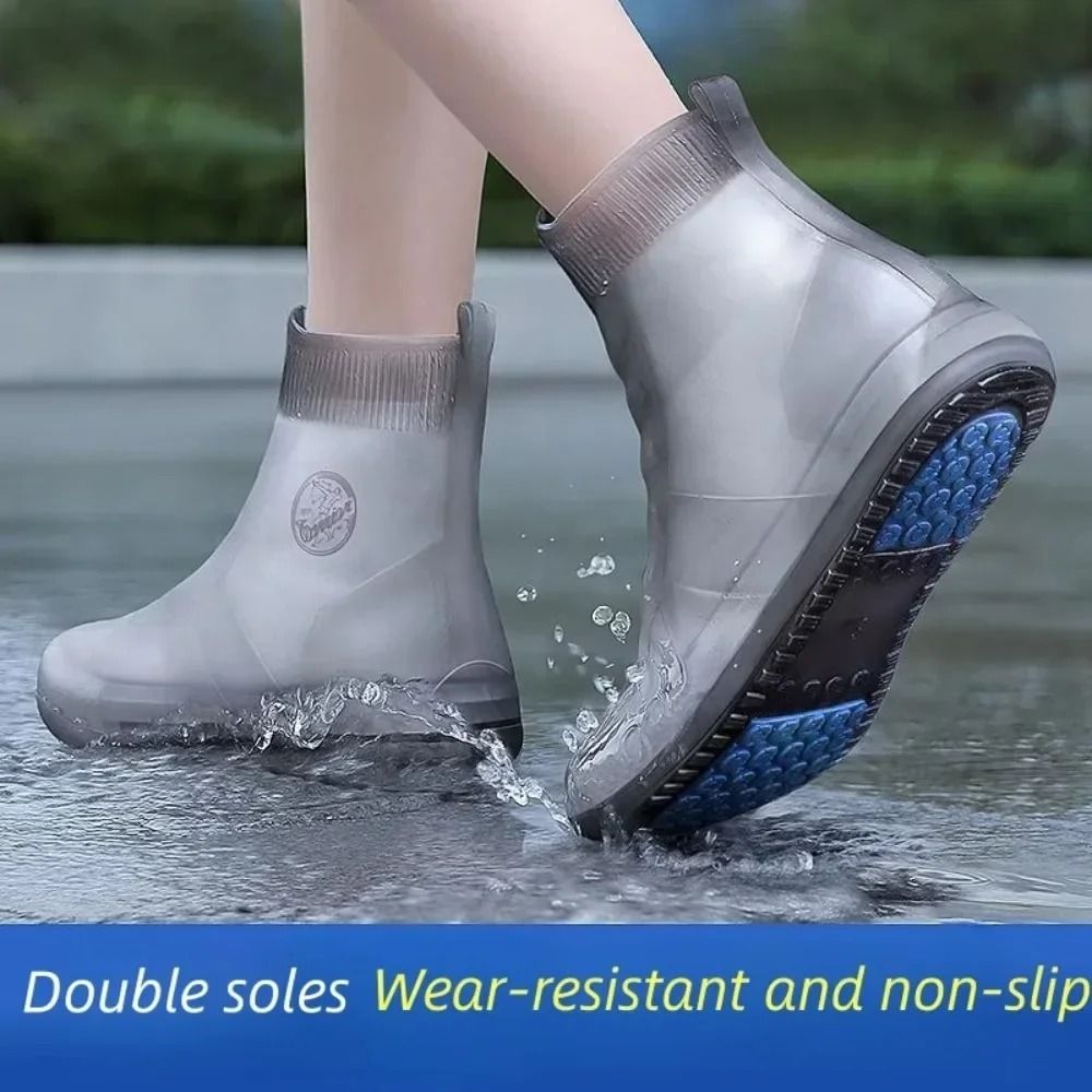 Waterproof Silicone Shoe Covers Non Slip Rain Boot Protector 1