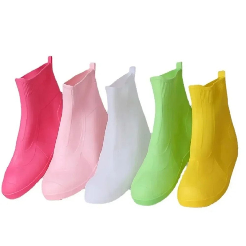 Waterproof Silicone Shoe Covers Non Slip Rain Boot Protector 4