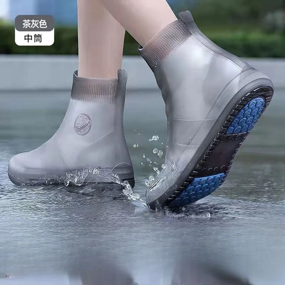Waterproof Silicone Shoe Covers Non Slip Rain Boot Protector 7