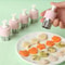 Pressed Fruit Printing Cutting Die 6 Piece Set Stainless Steel Vegetable Biscuit Cutter 2