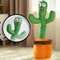 Interactive Dancing Cactus Plush LED Voice Replay Toy 0