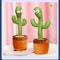 Interactive Dancing Cactus Plush LED Voice Replay Toy 4