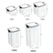 High Quality Sealed Jar Food Storage Box Transparent Plastic Kitchen Organizer 5
