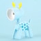 Mini LED Night Light Folding Desk Lamp Cartoon Pet Dog Deer Shape 15
